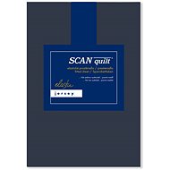 SCANquilt sheet JERSEY ELASTIC LYCRA dark grey 180 × 200 cm - Bedsheet