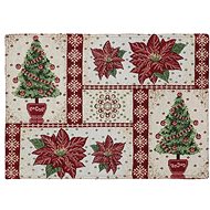 SCANquilt placemats MOTIV trees beige-red - Placemat