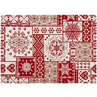 Scanquilt placemats Patchwork motif red-beige - Placemat