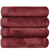 SCANquilt towel MODAL SOFT maroon 100 × 50 cm - Towel