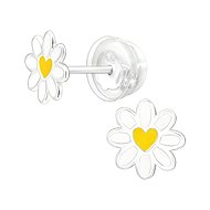 4SILVER Daisy premium, pendant, silicone (Ag 925/1000, 0,1 g) - Earrings