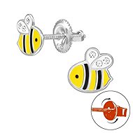 4SILVER Bees with screw pendant (Ag 925/1000, 0,1 g) - Earrings