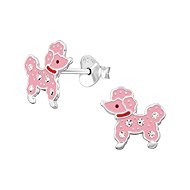 4SILVER Poodles, pink, pendant (Ag 925/1000, 0,1 g) - Earrings