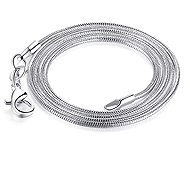 Silver Star Prestige Women's chains, snake, width 1 mm, length 550 mm - Chain Necklace