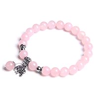 Silver Star Diamondmist ladies bracelet, Rose Quartz, 21 cm - Bracelet