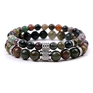 Silver Star Mistydale ladies bracelet, Fancy Jasper, set of 2, 21 cm - Bracelet
