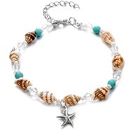Silver Star Ocean ladies bracelet, Conch, 21 cm - Bracelet