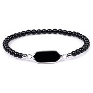 Silver Star Silvermist ladies bracelet, black, Obsidian, 21 cm - Bracelet