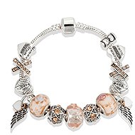 Silver Star Icewind ladies bracelet, gold, 21 cm - Bracelet