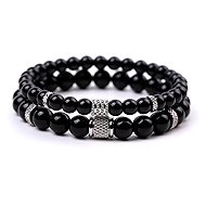 Predator Q1 Enigma men's bracelet, black, set of 2, 21 cm - Bracelet