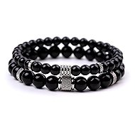 Predator Q1 Enigma men's bracelet, black, set of 2, 25 cm - Bracelet