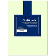 SCANquilt sheet JERSEY ELASTIC LYCRA light green 200 × 220 cm - Bedsheet