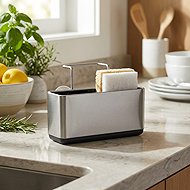Simplehuman Slim sponge holder over sink, matt steel - Detergent Holder