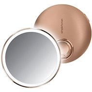 Simplehuman Sensor Compact, LED Light, 3x Magnification, Rose Gold - Makeup Mirror
