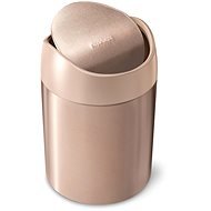 Simplehuman Mini odpadkový kôš 1,5 l, Rose Gold nehrdzavejúca oceľ, CW2085 - Odpadkový kôš