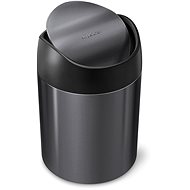 Simplehuman Mini odpadkový koš 1,5 l, černá nerez ocel, CW2078 - Odpadkový koš