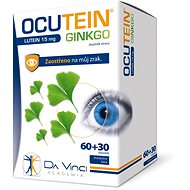 Ocutein Ginkgo 45mg+Lutein 15mg Da Vinci 60+30 capsules - Lutein