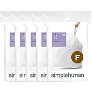 Simplehuman bin liners, 25 l, type F, drawstring, 100 pieces, 20 µm - Bin Bags