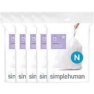 Simplehuman bin liners, 45–50 l, type N, drawstring, 100 pieces, 35 µm - Bin Bags