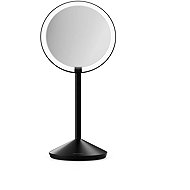 Simplehuman folding make-up mirror with sensor and lighting, 10× magnification, black - Makeup Mirror