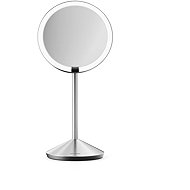 Simplehuman folding make-up mirror with sensor and lighting, 5× magnification, stainless steel - Makeup Mirror