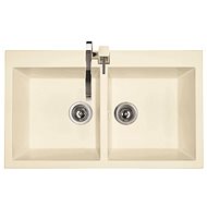 SINKS AMANDA 860 DUO Sahara - Granite Sink
