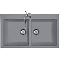 SINKS AMANDA 860 DUO Titanium - Granite Sink