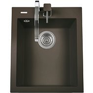 Sinks CUBE 410 Marone - Granitový drez