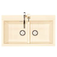 SINKS KINGA 860 DUO Avena - Granite Sink