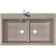 SINKS KINGA 860 DUO Truffle - Granite Sink