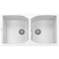 SINKS NAIKY 860 DUO Milk - Granite Sink
