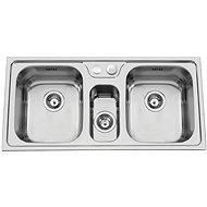 SINKS BETA 1000.1 DUO V 0.7mm textured - Stainless Steel Sink