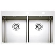 Sinks s.r.o. BOXER 755 DUO RO 1.2 mm - Stainless Steel Sink