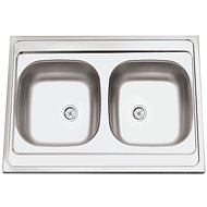 SINKS CLP-A 800 DUO M 0.5mm Matte - Stainless Steel Sink