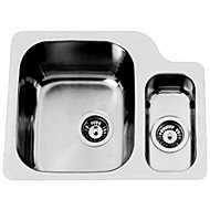 SINKS DUO 571.1 V 1.0mm Left Polished - Stainless Steel Sink