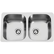 SINKS DUO 765 V 1.0mm Polished - Stainless Steel Sink