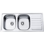 SINKS OKIO 1160 DUO V 0.6mm Polished - Stainless Steel Sink