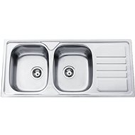 SINKS OKIO 1160 DUO V 0.6mm Matte - Stainless Steel Sink
