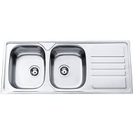 SINKS OKIO 1200 DUO V 0.7mm Polished - Stainless Steel Sink