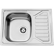 SINKS OKIO 650 V 0.6mm Polished - Stainless Steel Sink