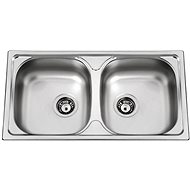 SINKS OKIO 780 DUO V 0.5mm Polished - Stainless Steel Sink