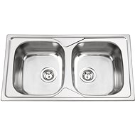 SINKS OKIO 860 DUO V 0,6mm matt - Stainless Steel Sink