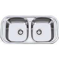 SINKS SEVILLA 860 DUO M 0,6mm matt - Stainless Steel Sink