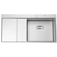Sinks XERON 1000 right 1.2 mm - Stainless Steel Sink