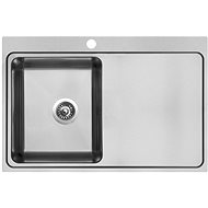SINKS BLOCK 780 V 1mm Left Brushed - Stainless Steel Sink