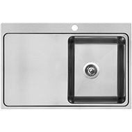 SINKS BLOCK 780 V 1mm Right Brushed - Stainless Steel Sink