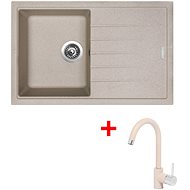 SINKS BEST 780 Avena + SINKS MIX 35 GR - Kitchen Sink and Tap Set