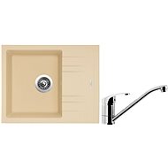 SINKS LINEA 600 N, Sahara + PRONTO - Kitchen Sink and Tap Set
