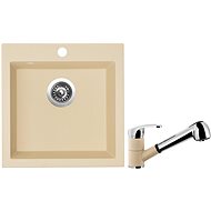 SINKS VIVA 455, Sahara + LEGENDA S GR - Kitchen Sink and Tap Set