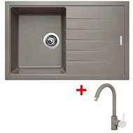 SINKS BEST 780 Truffle + SINKS MIX 35 GR - Kitchen Sink and Tap Set
